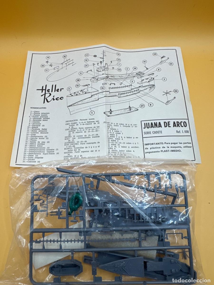 Maquetas: HELLER RICO maqueta espa&ntilde;ola Juana de Arco, serie Cadete, referencia L 008