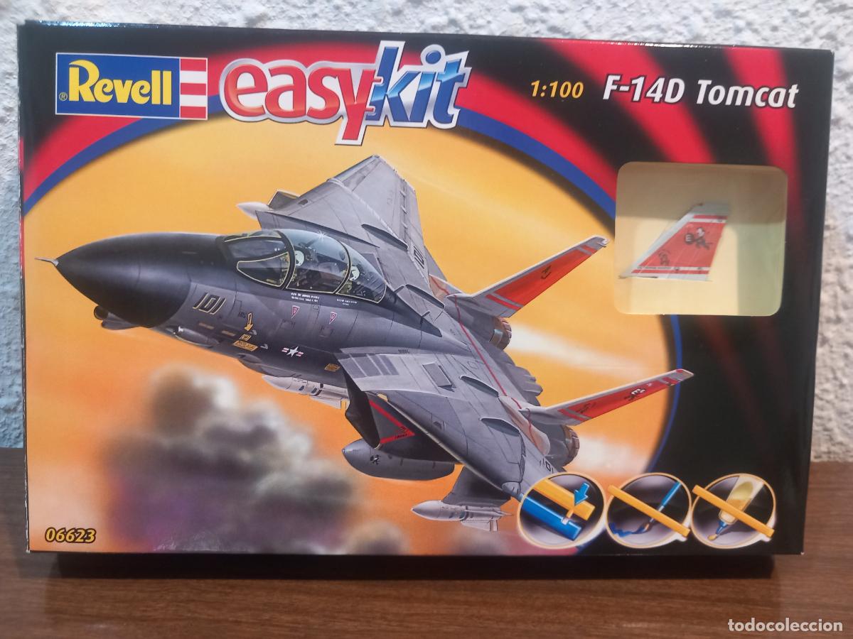 Macchiette: MAQUETA REVELL EASY KIT ESCALA 1/100 F-14D TOMCAT