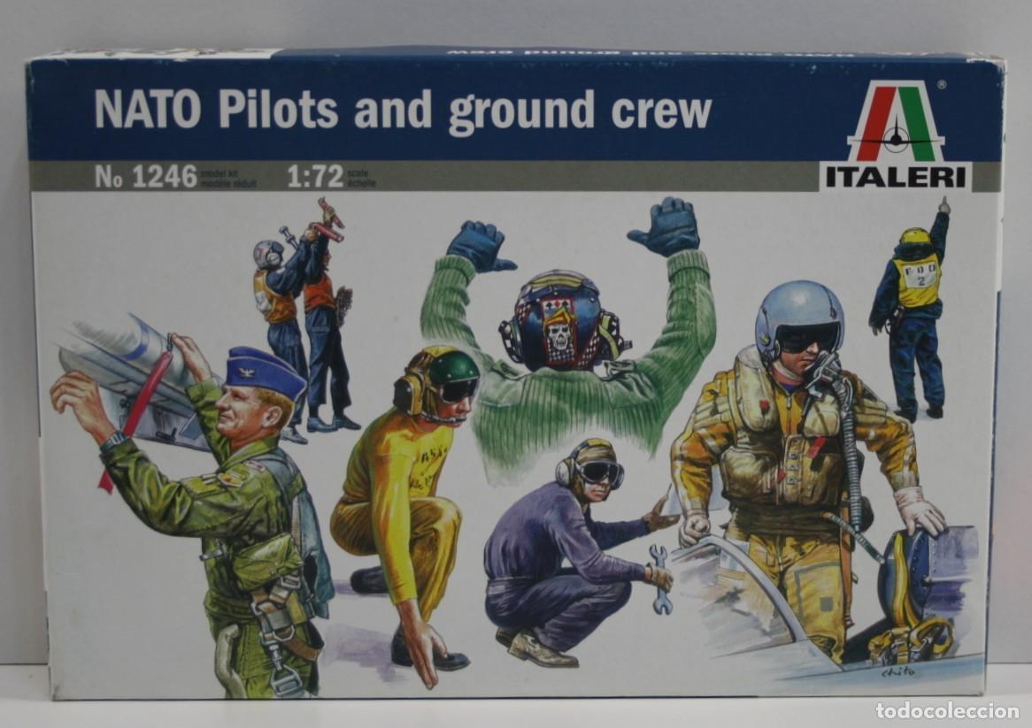 Maquetas: Figuras Italeri 1/72 Pilotos y Personal Tierra OTAN