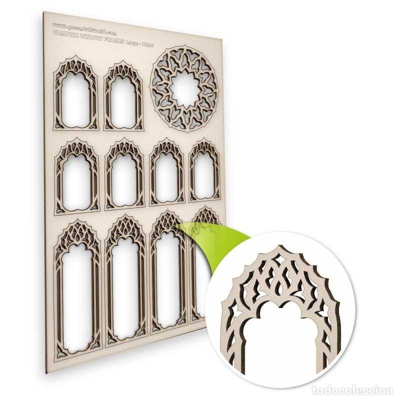 Maquetas: GREEN STUFF - VENTANAS VAMPIROS - GRANDES 13256 - Foto 2