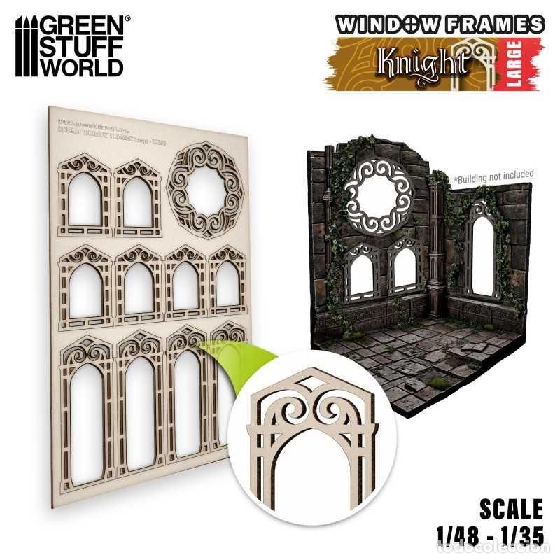 Maquetas: GREEN STUFF - VENTANAS CABALLEROS MEDIEVALES - GRANDES 13258