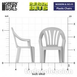 Maquetas: GREEN STUFF - SILLAS DE PLASTICO 13638 - Foto 3