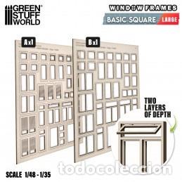 Maquetas: GREEN STUFF - Ventanas Cuadradas B&aacute;sicas - Grandes 13699 - Foto 1