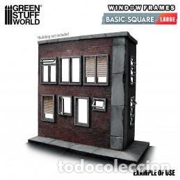 Maquetas: GREEN STUFF - Ventanas Cuadradas B&aacute;sicas - Grandes 13699 - Foto 3