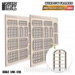 Macchiette: GREEN STUFF - Ventanas Industriales en arco - Grandes (tipo 2) 13709