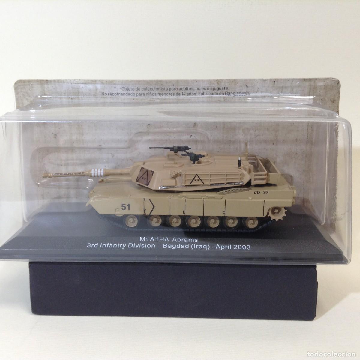 Maquettes: COLECCION TANQUES DE COMBATE: M1A1HA ABRAMS 3RD INFANTRY DIVISION BAGDAD IRAN - APRIL 2003 *SALVAT*