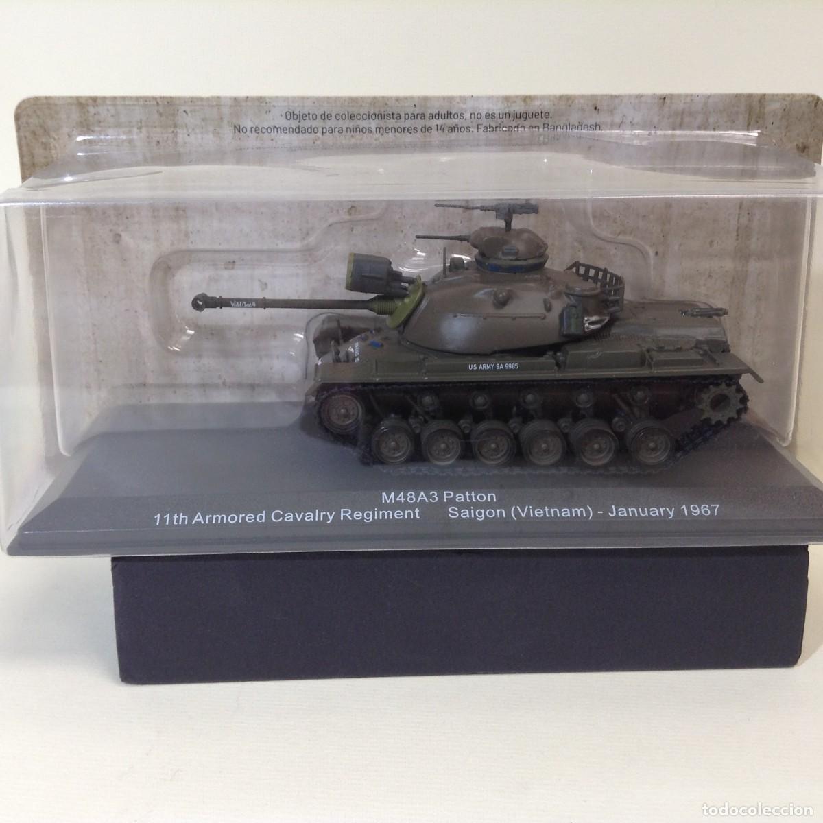 Maquettes: COLECCION TANQUES DE COMBATE: M48A3 PATTON - SAIGON VIETNAM - JANUARY 1967 *SALVAT*