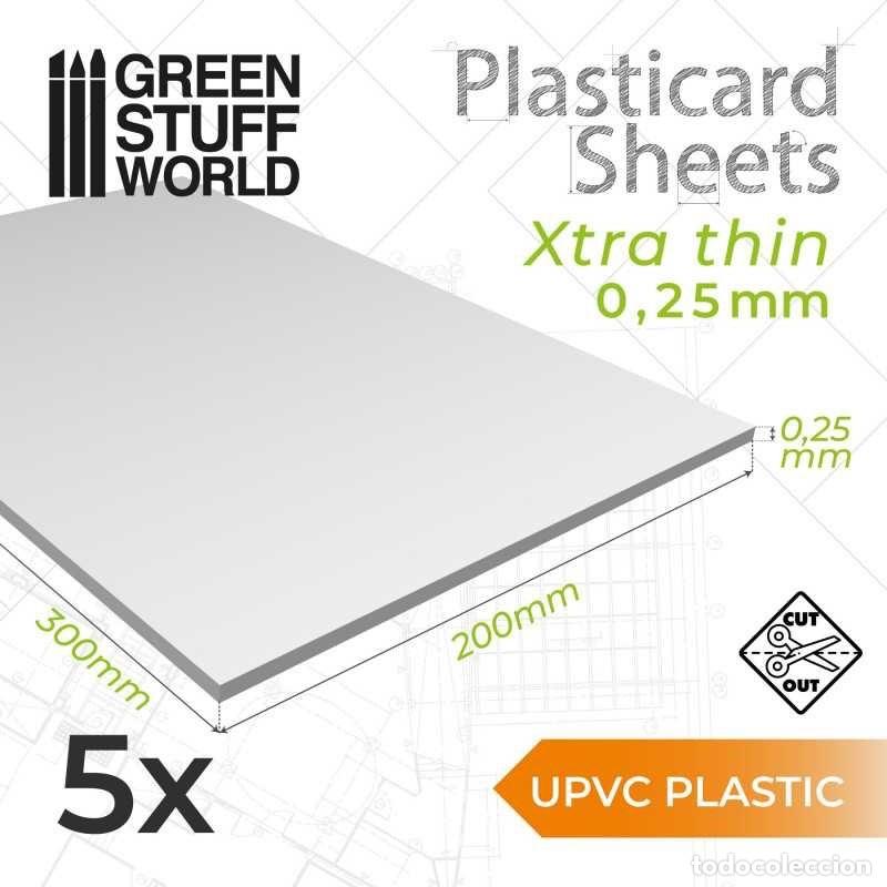 Maquetas: GREEN STUFF - PLANCHA PLASTICARD 0'25 mm 9317