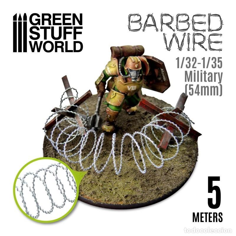 Maquetas: GREEN STUFF - ALAMBRE DE ESPINO 1/35 (54mm) 9102