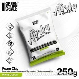 Maquettes: GREEN STUFF - Air Dry Foam Clay 250gr. - Blanco 5394