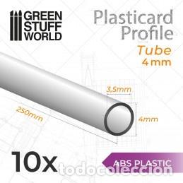 Maquettes: GREEN STUFF - PERFIL PLASTICARD TUBO 4 mm (x 10) 9114