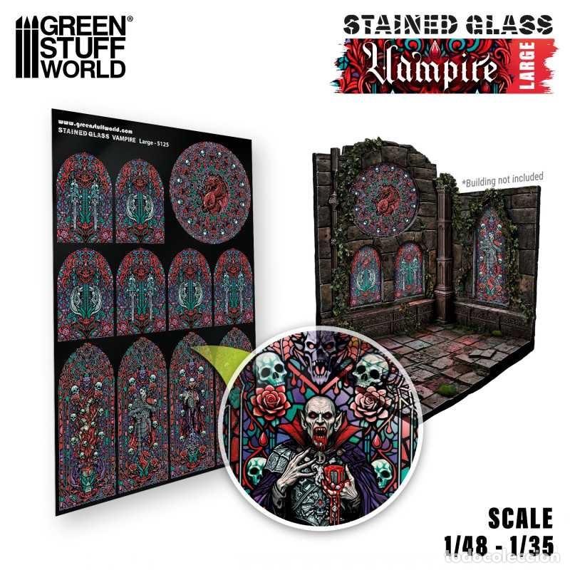 Maquettes: GREEN STUFF - VIDRIERAS VAMPIROS - GRANDES 5125