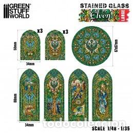 Maquetas: GREEN STUFF - VIDRIERAS &Eacute;LFICAS - GRANDES 5126 - Foto 4