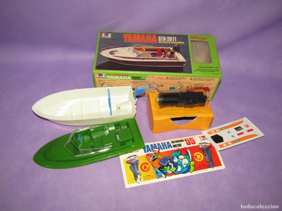 Models: Kit del Barco Crucero Deportivo YAMAHA STR-20 FT con Motor de MITSUWA MODEL Made in Japan