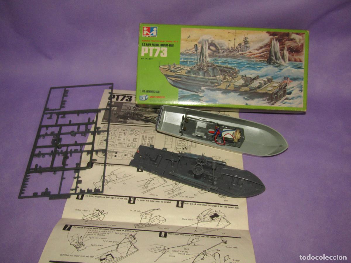 Models: Kit Semimontad Lancha Torpedera Patrulla Armada Estados Unidos con Motor de MITSUWA MODEL Made Japan