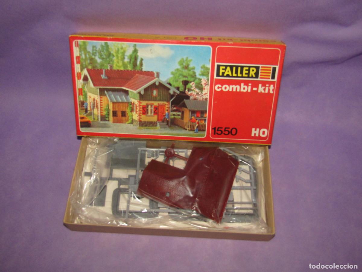 Maquettes: Antigua Caja Kit COMBI KIT N&ordm; 1550 en Escala *H0* de FALLER Made in Germany