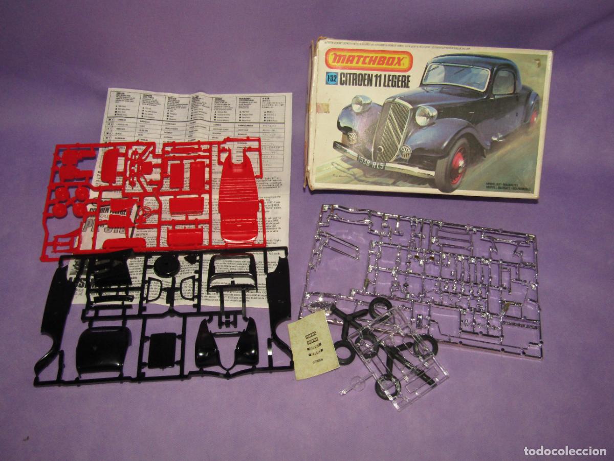 Maquetas: Antigua Caja Kit del CITRO&Euml;N 11 Ligero Coupe en Escala 1/32 de MATCHBOX Made in England de 1980