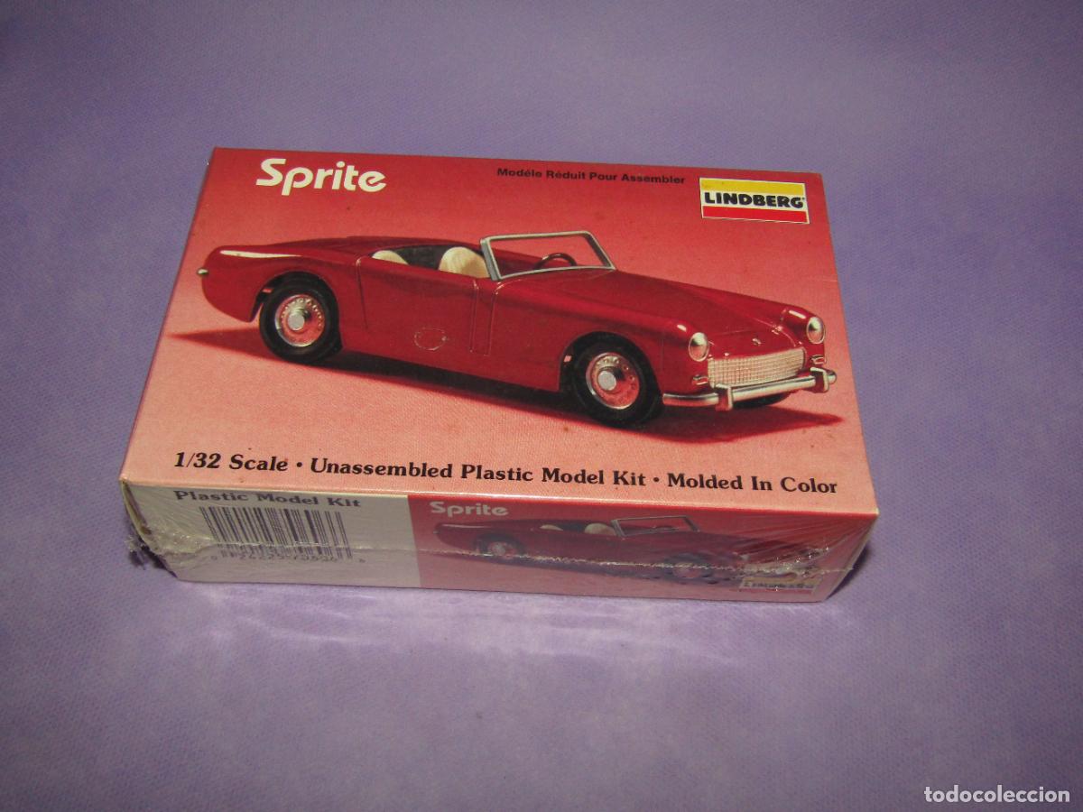 Macchiette: Antigua Caja Kit del AUSTIN HEALEY SPRITE en Escala 1/32 de LINDBERG Made in USA de 1990