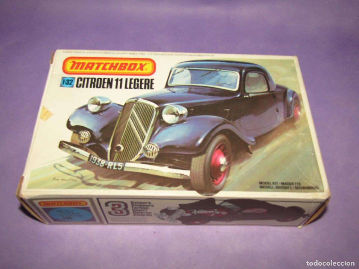 Macchiette: Antigua Caja Kit del CITRO&Euml;N 11 Ligero Coupe en Escala 1/32 de MATCHBOX Made in England de 1980