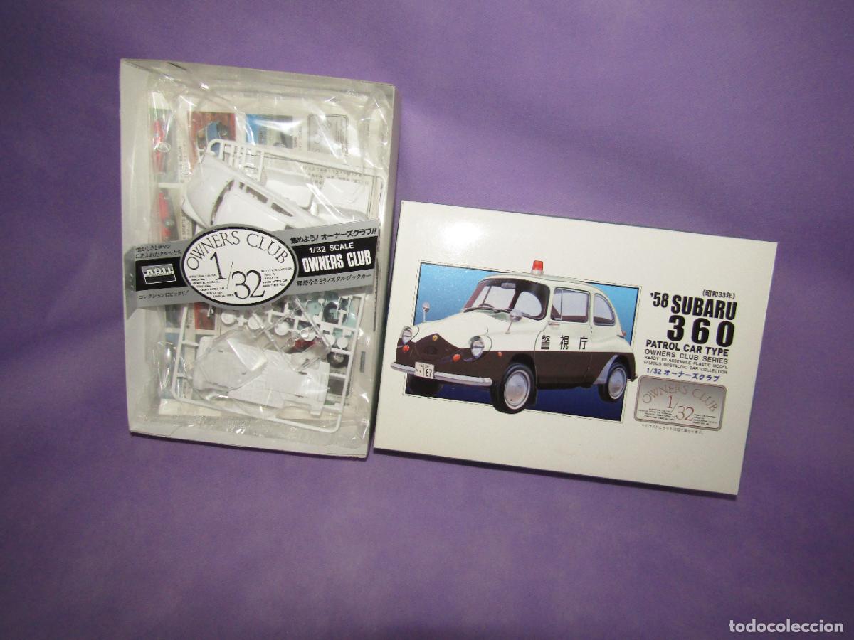 Modelle: Caja Kit del SUBARU 360 PATROL CAR de 1958 Serie OWNERS CLUB Escala 1/32 de ARII Made in Japan NUEVO
