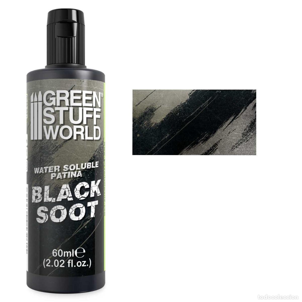 Maquetas: GREEN STUFF - Patinas solubles agua BLACK SOOT 60ml 5901