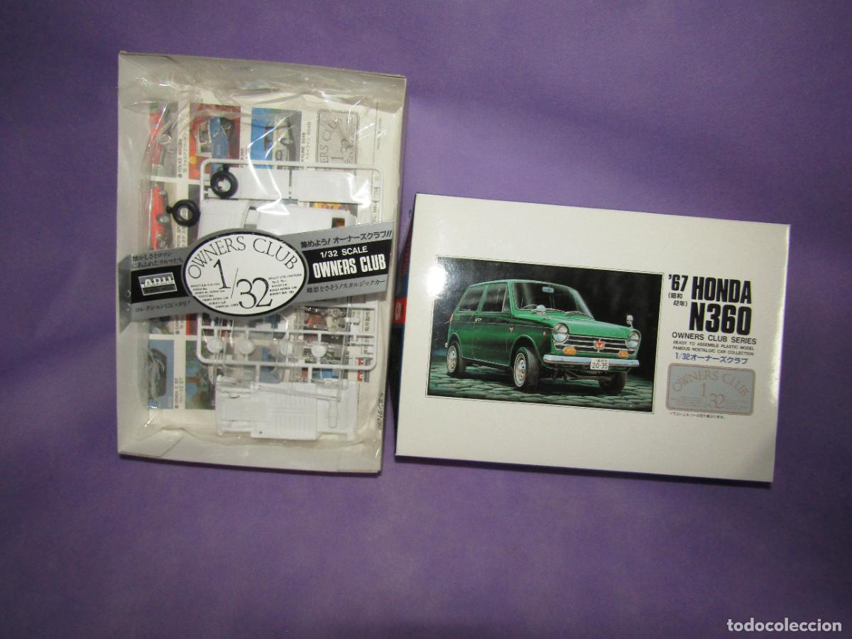 Macchiette: Caja Kit del HONDA N360 de 1967 Serie OWNERS CLUB Escala 1/32 de ARII Made in Japan NUEVO