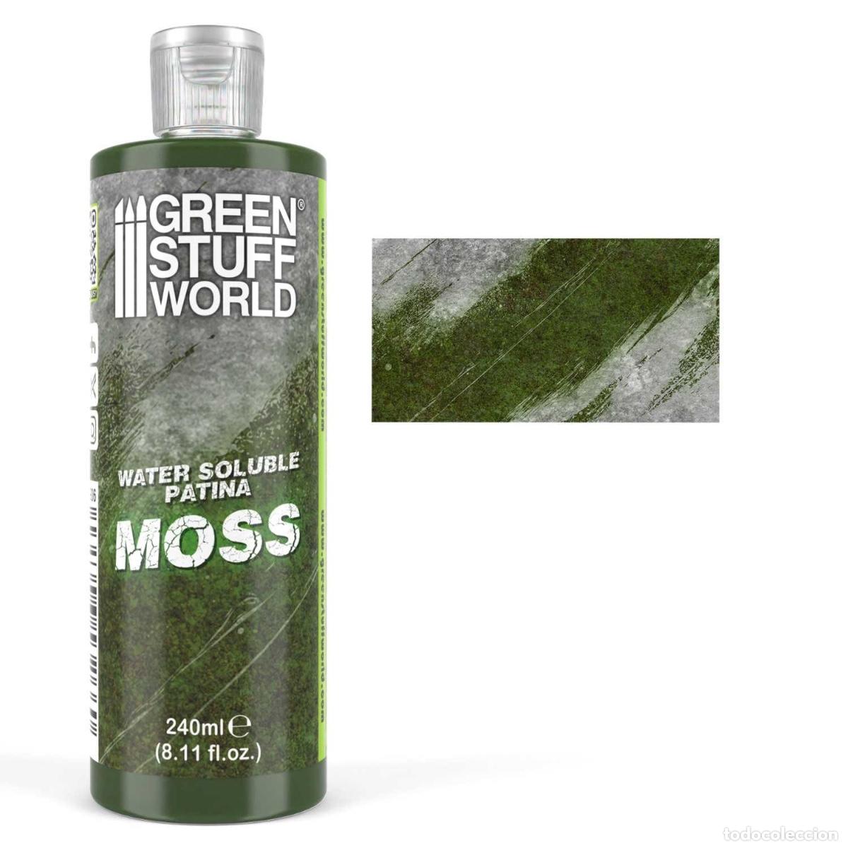 Maquetas: GREEN STUFF - Patinas solubles agua MOSS 240ml 5906