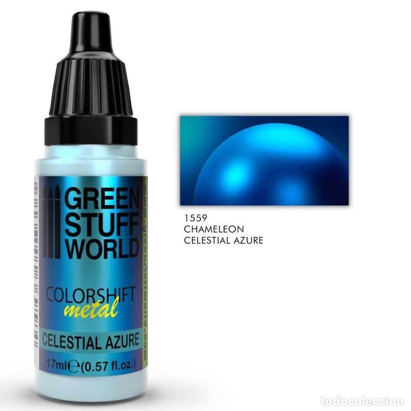 Maquettes: GREEN STUFF - PINTURA CAMALE&Oacute;N CELESTIAL AZURE 1559