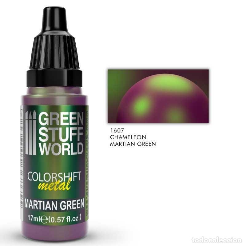 Maquettes: GREEN STUFF - PINTURA CAMALE&Oacute;N MARTIAN GREEN 1607
