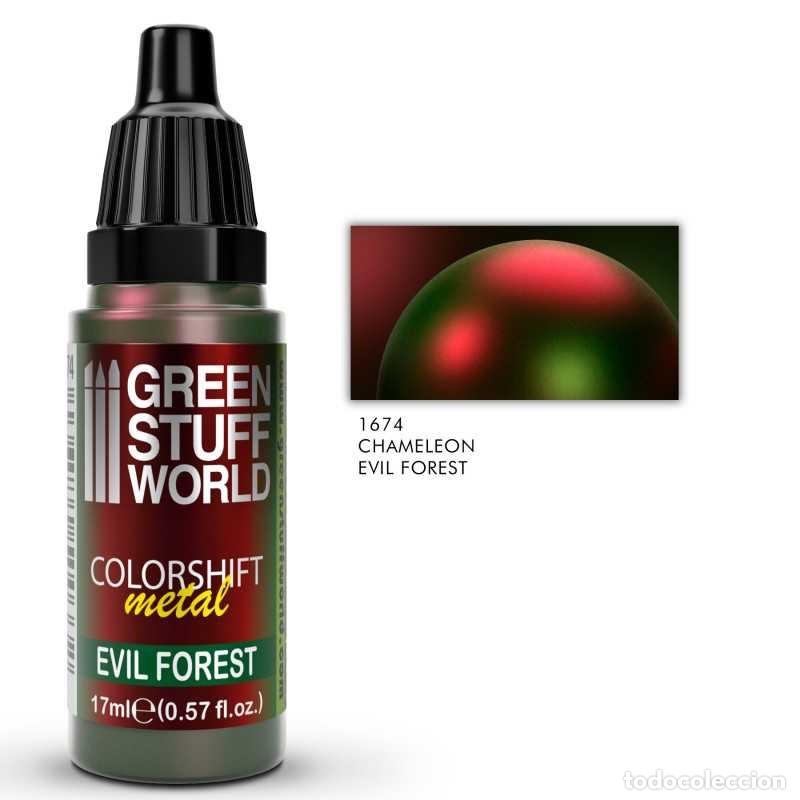 Maquetas: GREEN STUFF - PINTURA CAMALE&Oacute;N EVIL FOREST 1674 - Foto 1