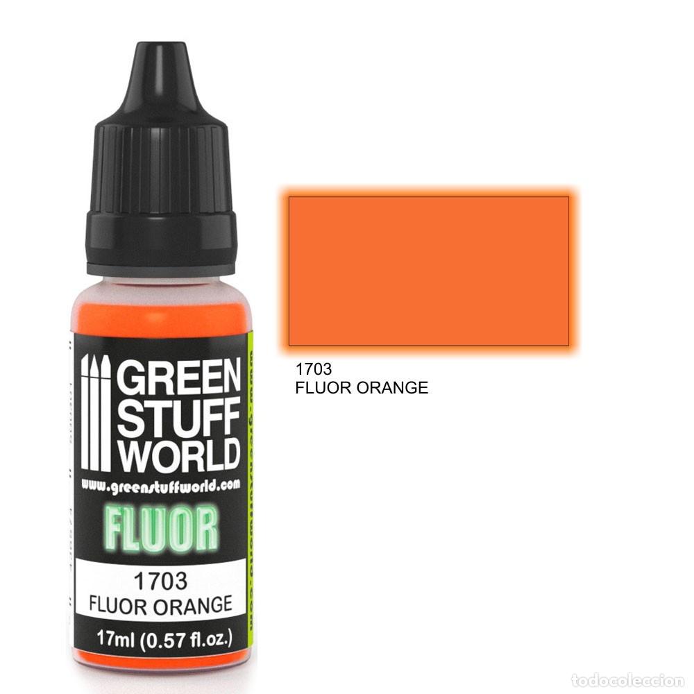 Maquettes: GREEN STUFF - PINTURA FL&Uacute;OR NARANJA 1703