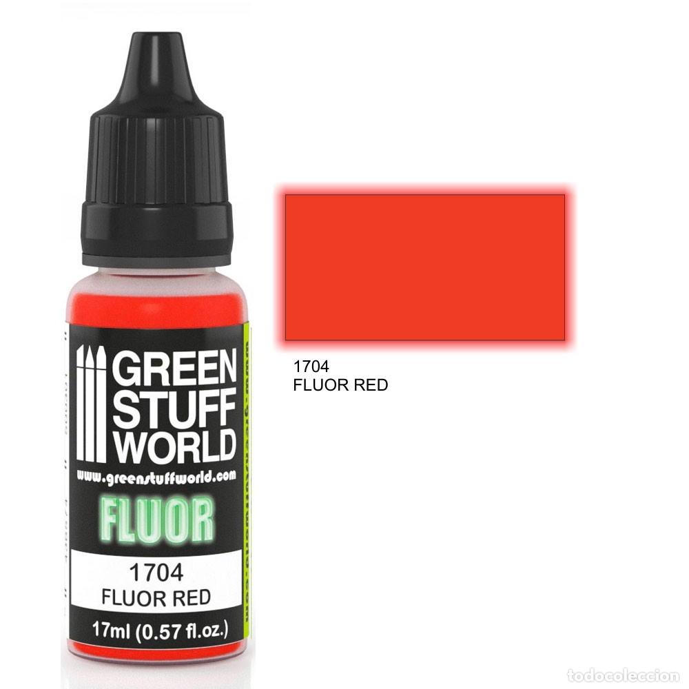 Maquettes: GREEN STUFF - PINTURA FL&Uacute;OR ROJO 1704