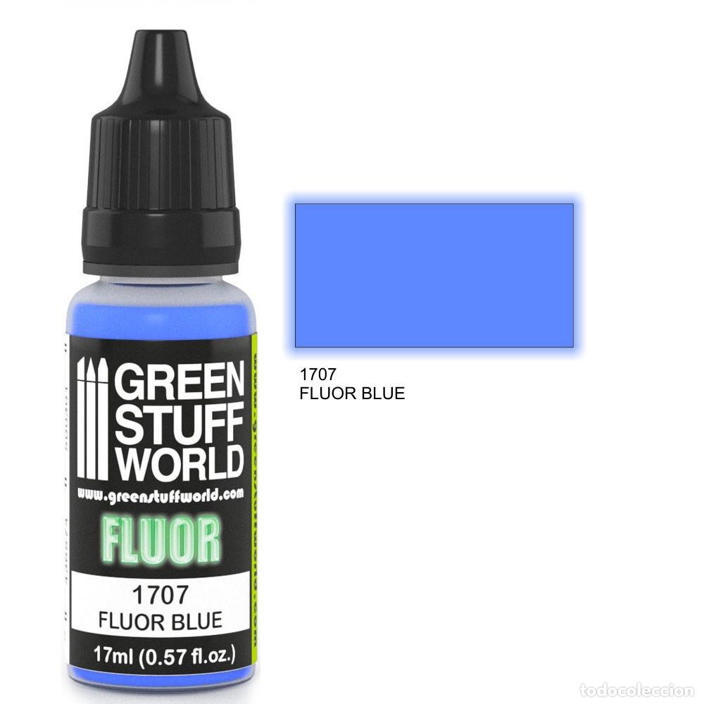 Maquettes: GREEN STUFF - PINTURA FL&Uacute;OR AZUL 1707