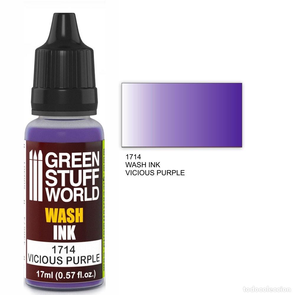 Maquettes: GREEN STUFF - TINTA DE LAVADO VICIOUS PURPLE 1714