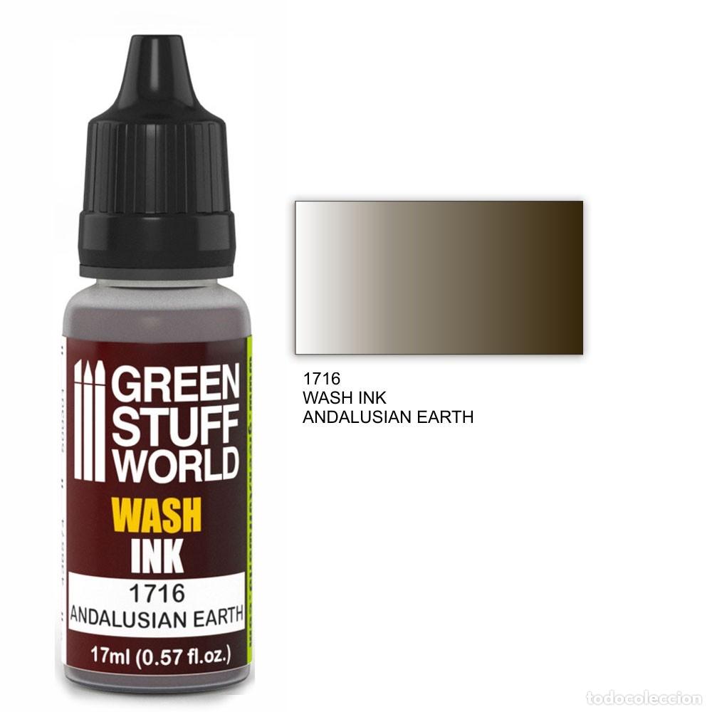 Maquettes: GREEN STUFF - TINTA DE LAVADO ANDALUSIAN EARTH 1716