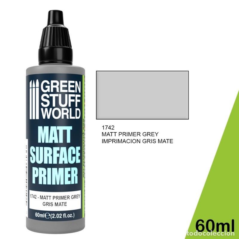 Maquetas: GREEN STUFF - IMPRIMACI&Oacute;N GRIS MATE 60ml 1742 - Foto 1