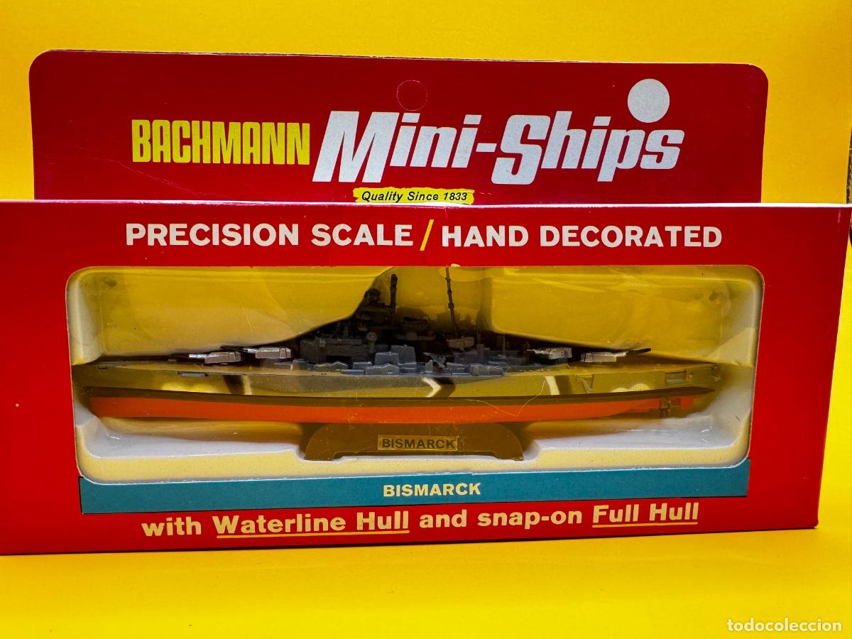 Modelle: T&iacute;tulo: ACORAZADO BISMARCK WWII &ndash; BACHMANN MINI-SHIPS &ndash; BARCO MILITAR ANTIGUO EN BL&Iacute;STER ORIGINAL