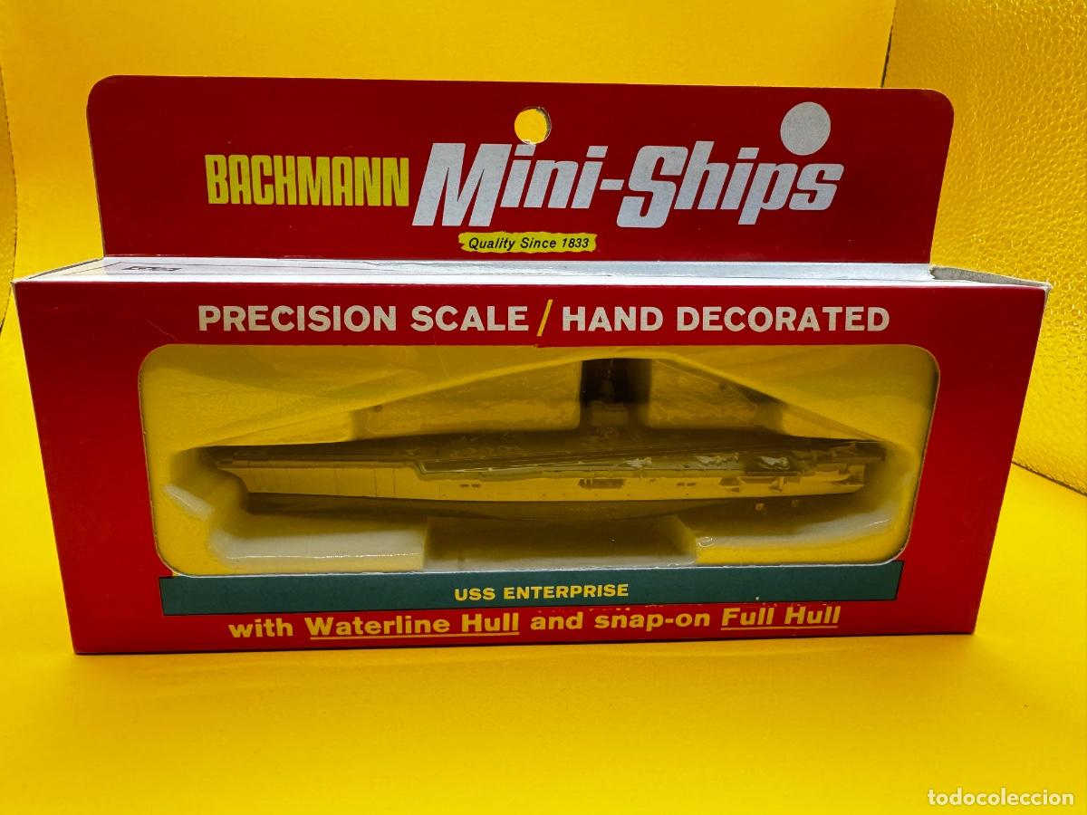 Modelle: PORTAAVIONES USS ENTERPRISE CVN-65 &ndash; BACHMANN MINI-SHIPS &ndash; BARCO MILITAR VINTAGE EN CAJA ORIGINAL