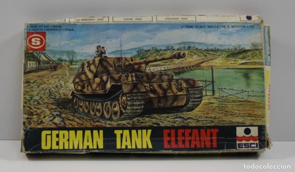 Maquetas: MAQUETA ESCI ELEFANT GERMAN TANK DESTROYER 1/72 VINTAGE