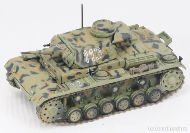 Modelle: Maqueta carro Panzer III, 1/72, Altaya, montado y pintado