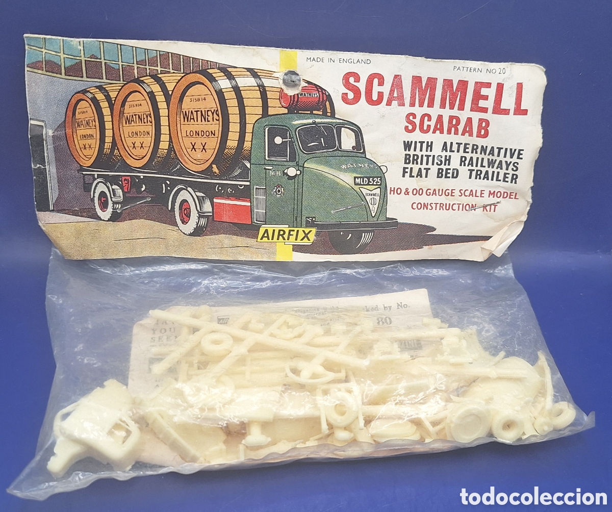 Modelle: Airfix Kit Cami&oacute;n Trailer Scammell Scarab - Escala 1/32 - A&ntilde;os 60 -