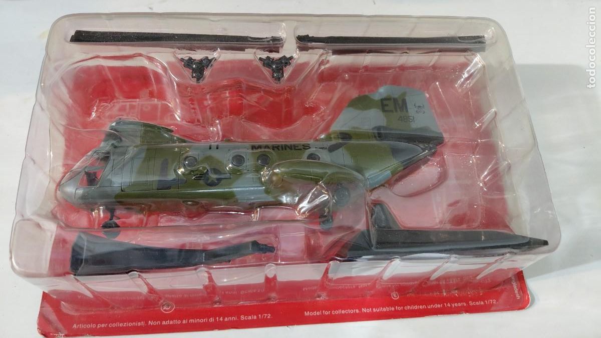Maquetas: Altaya . Helocoptero Boeing CH 46E Sea Knight 1/72
