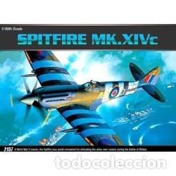 Maquetas: Maqueta Academy Avi&oacute;n Caza Ingl&eacute;s Spitfire MK. XIV-C Escala 1/48