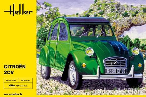 Maquetas: HELLER - CITROEN 2 CV 1/24 80765