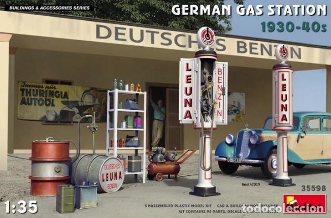 Maquetas: MINIART - GERMAN GAS STATION 1930-40S 1/35 35598