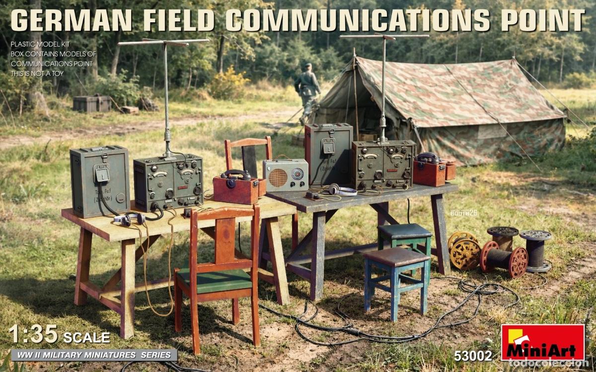 Maquetas: MINIART - GERMAN FIELDS COMMUNICATIONS POINT 1/35 53002