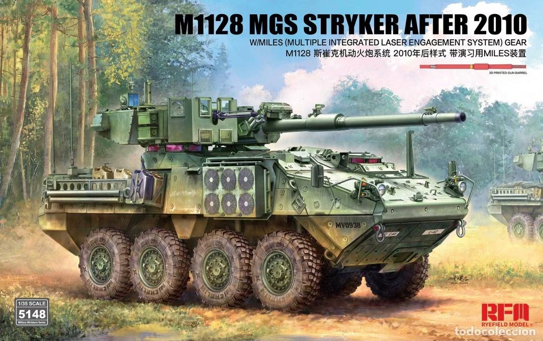 Maquetas: RFM - M1128 MGS STRYKER AFTER 2010 W/ MILES GEAR 1/35 5148