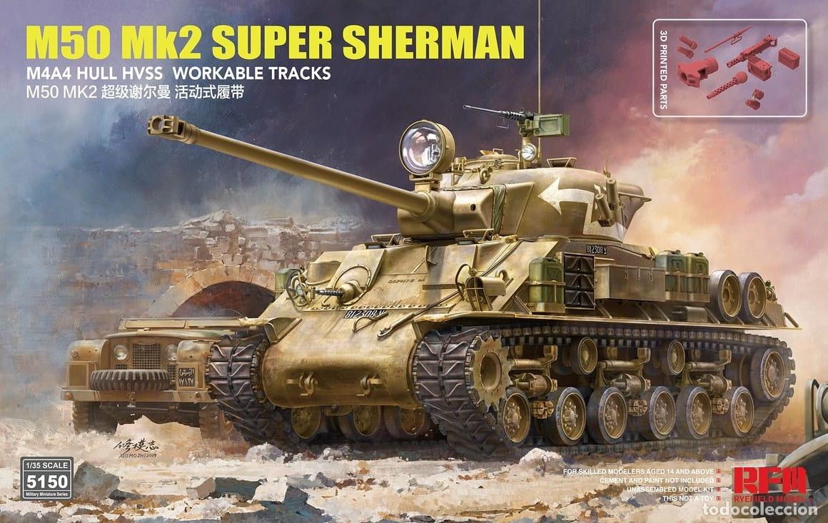 Maquetas: RFM - M50 MK2 SUPER SHERMAN (M4A4) 1/35 5150