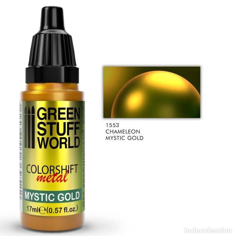 Maquetas: GREEN STUFF - PINTURA CAMALE&Oacute;N MYSTIC GOLD 1553