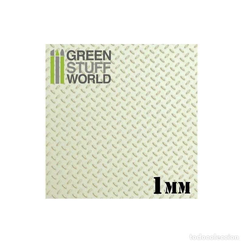 Maquetas: GREEN STUFF - PLANCHA PLASTICARD DIAMANTE 1 MM - TAMA&Ntilde;O A4 1646
